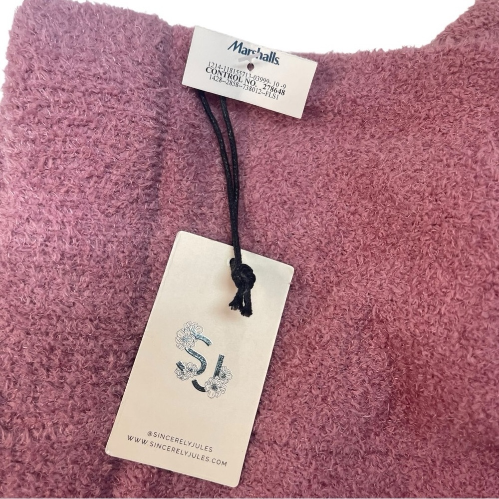 Sincerely Jules Fuzzy Lounge Pants Mauve Pink - Picture 7 of 7